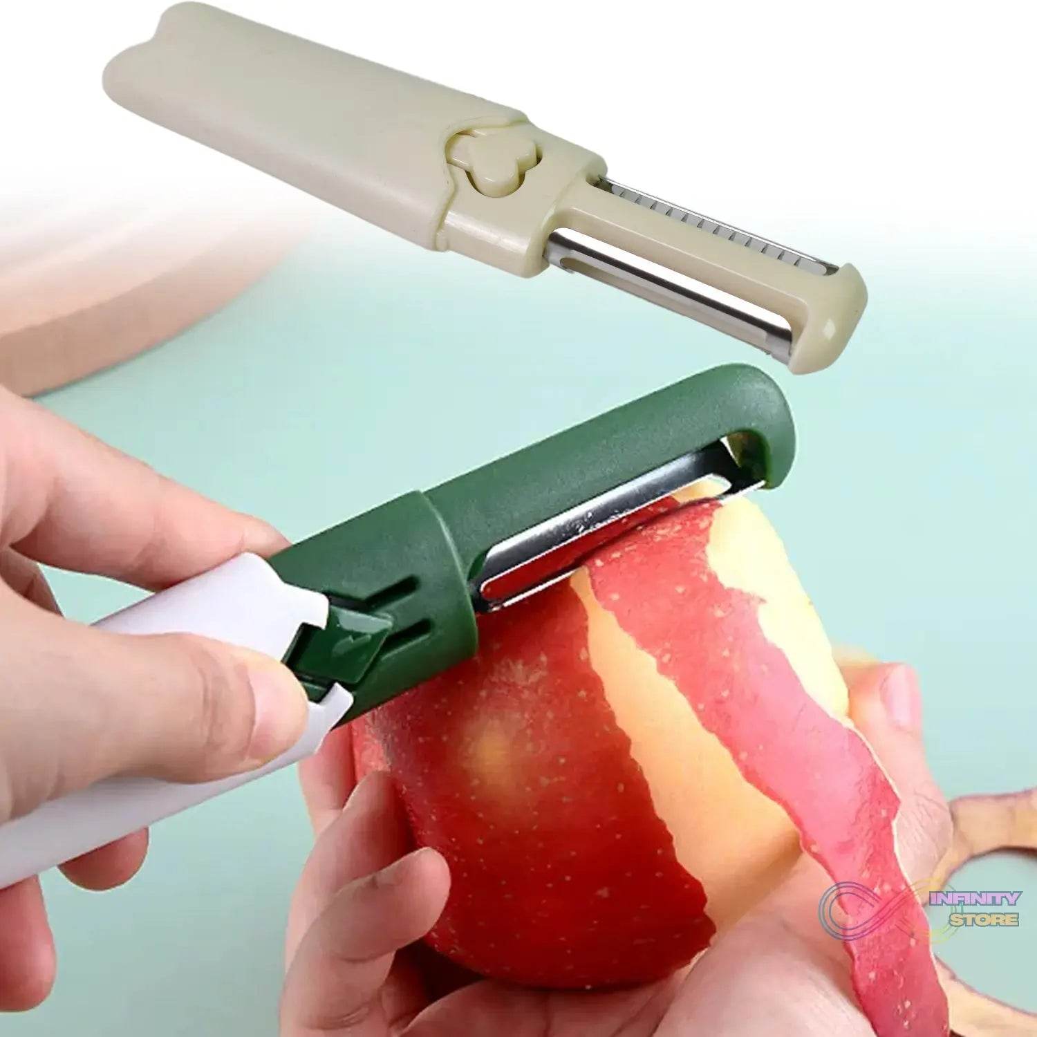 2 in 1 Knife, Multifunctional peeler fruit knife (1 Pc / Loose) - infinityexculsivestore.com