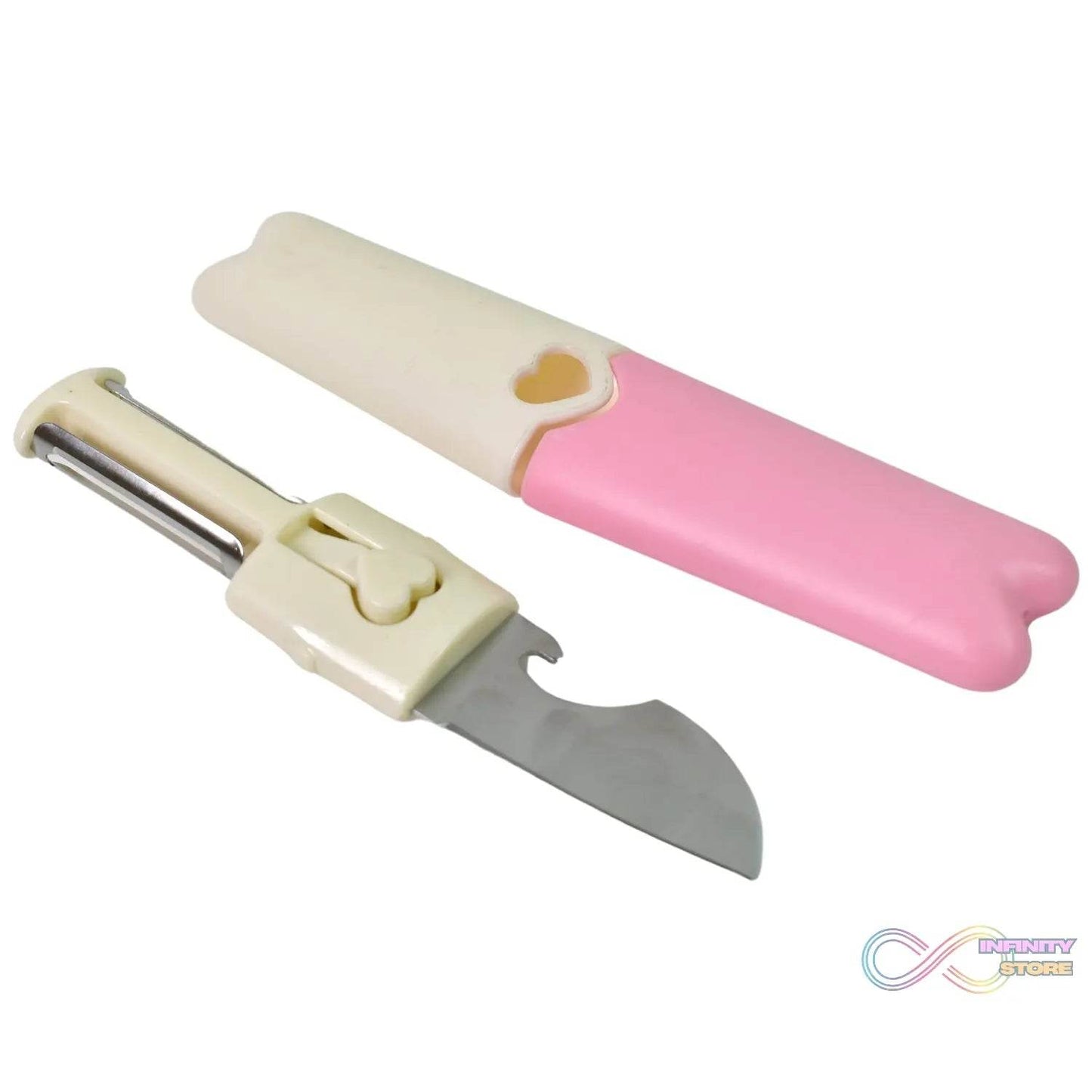 2 in 1 Knife, Multifunctional peeler fruit knife (1 Pc / Loose) - infinityexculsivestore.com