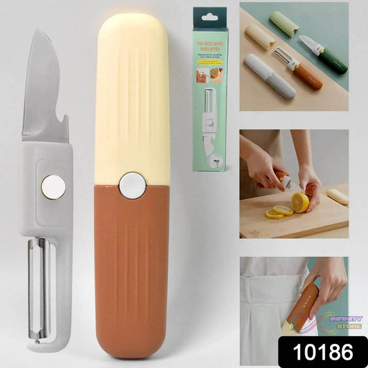2 in 1 Knife, Multifunctional peeler fruit knife (1 Pc) - infinityexculsivestore.com