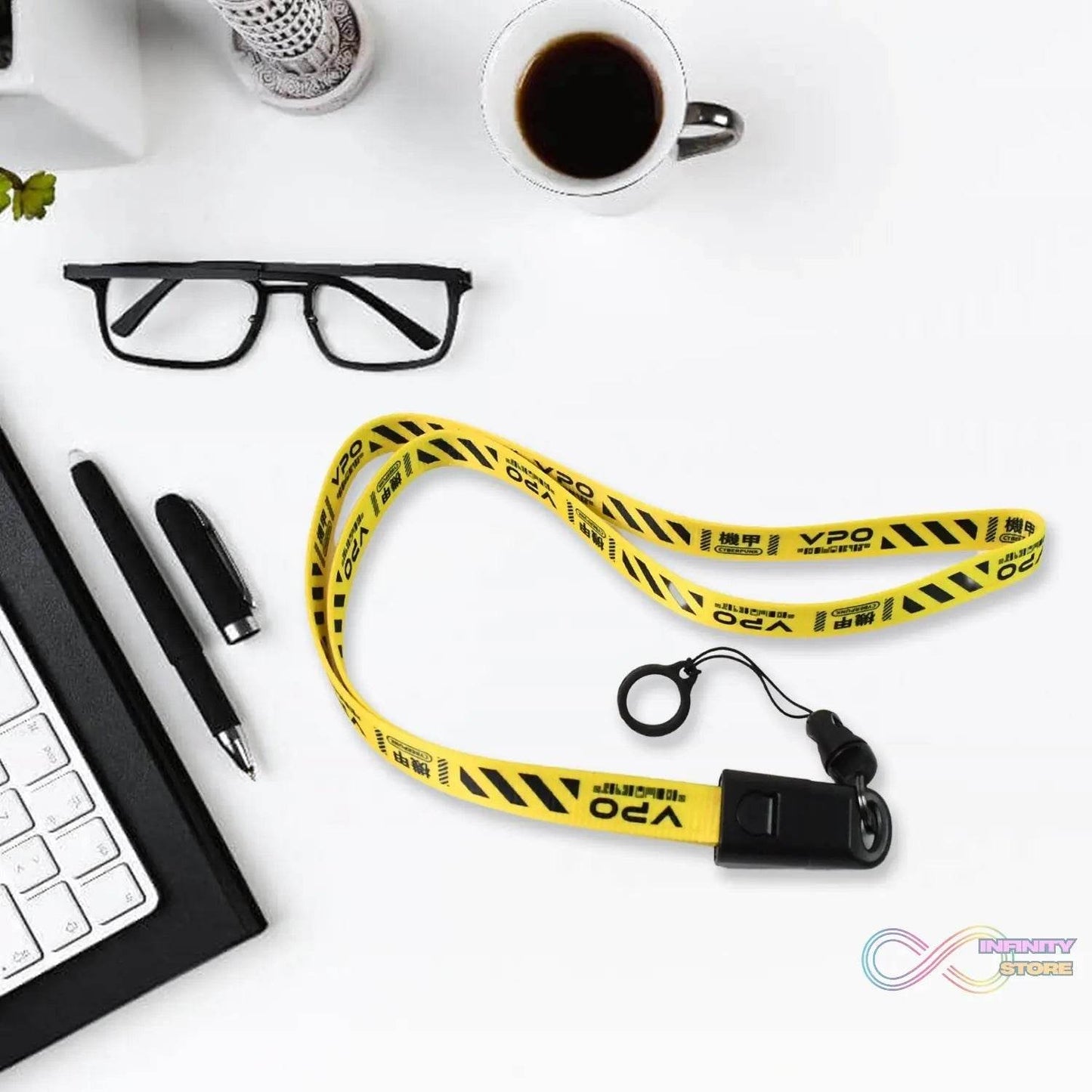 2 in 1 Lanyard Strap USB Charging Cable (1 Pc) - infinityexculsivestore.com