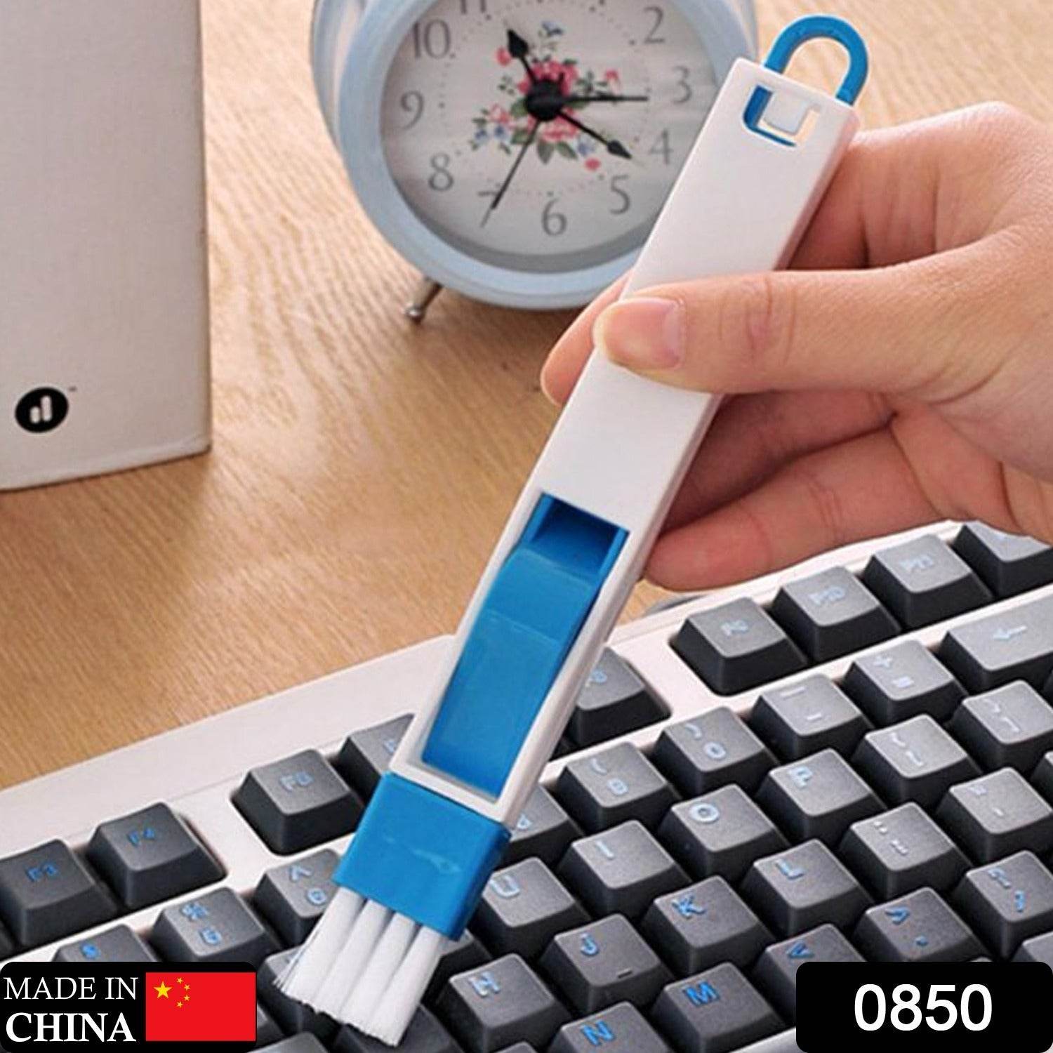2 in 1 Multi - Function Plastic Window Slot Wardrobe Dust Removal Cleaning Brush - infinityexculsivestore.com