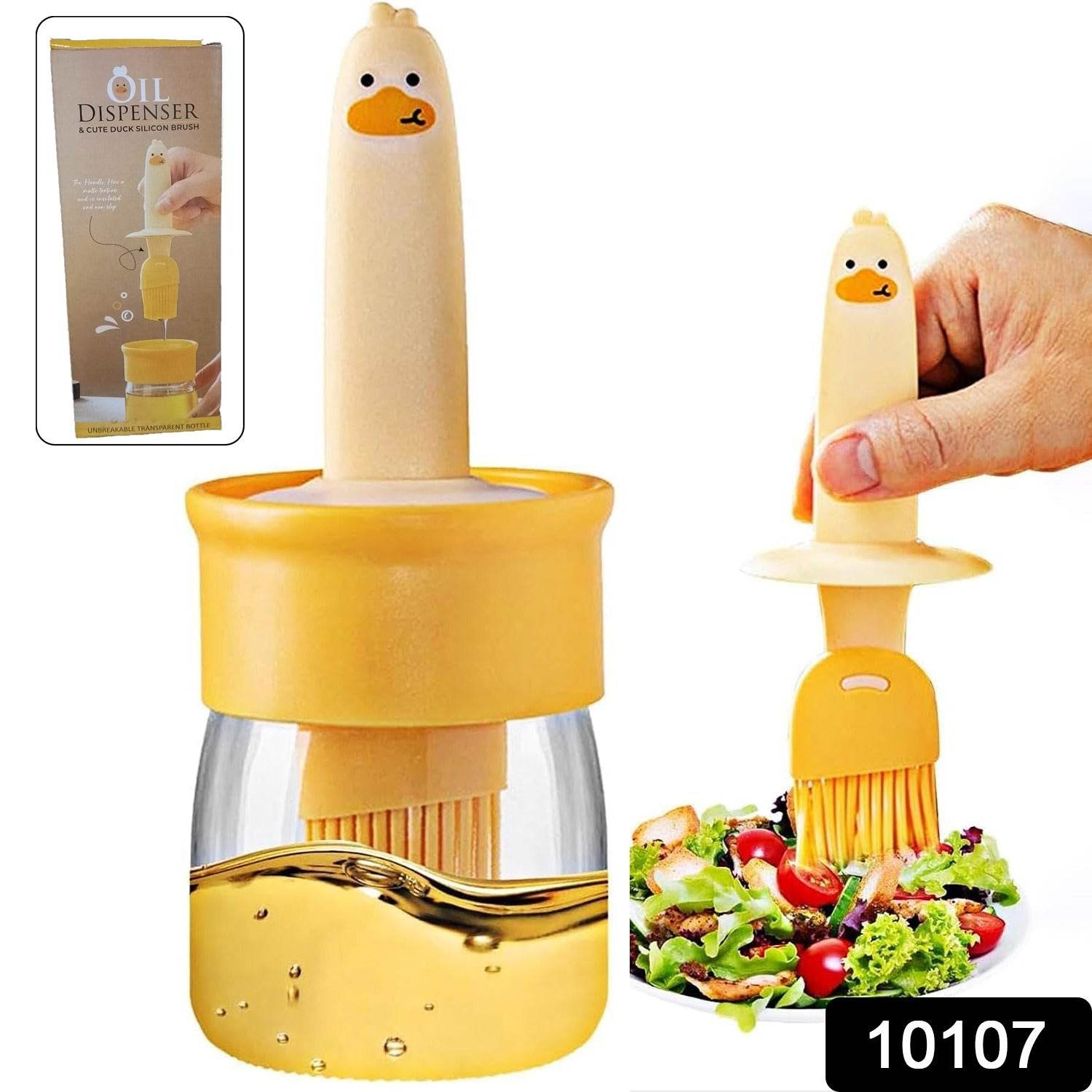 2 in 1 Oil Dispenser Bottle with Silicone Basting Brush (1 Set) - infinityexculsivestore.com