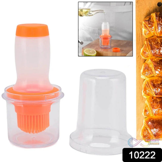 2 in 1 Portable Silicone Oil Bottle Brush with Lid (1 Set) - infinityexculsivestore.com