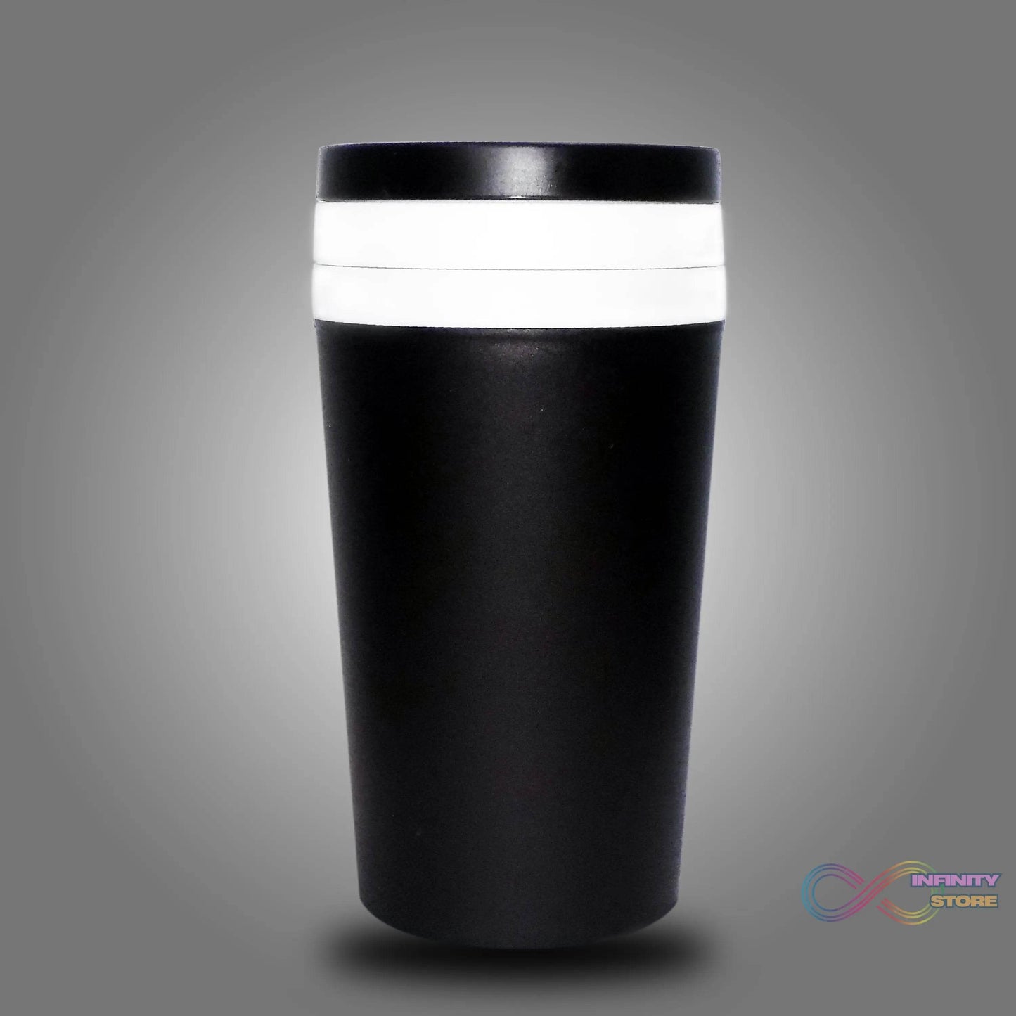 2 in 1 Shaker Sipper Glass with Detachable Storage Container (300Ml) - infinityexculsivestore.com