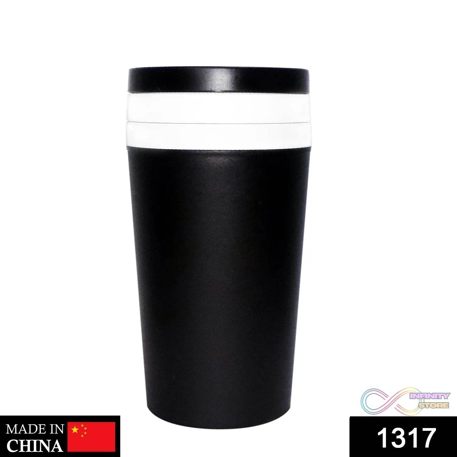 2 in 1 Shaker Sipper Glass with Detachable Storage Container (300Ml) - infinityexculsivestore.com