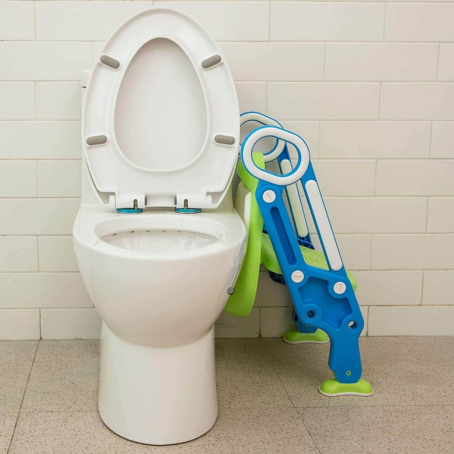 2 in 1 Training Foldable Ladder Potty Toilet Seat for Kids ----- - infinityexculsivestore.com