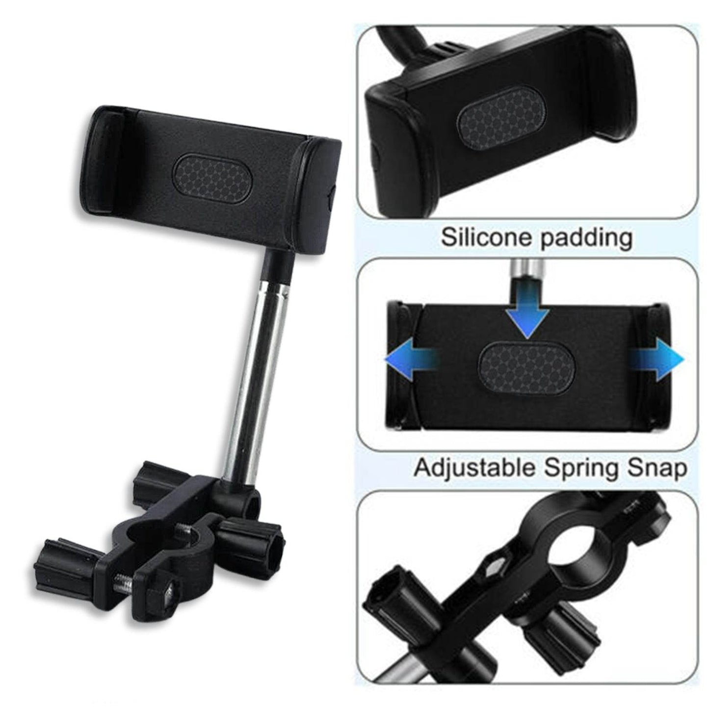 2 in 1 Universal Car Mobile Holder | Car Phone Holder with Refillable Aromatic Tablet | Perfect for Dashboard Air Vent | Car Vent Mobile Holder | Car Mobile Holder for Dashboard - infinityexculsivestore.com