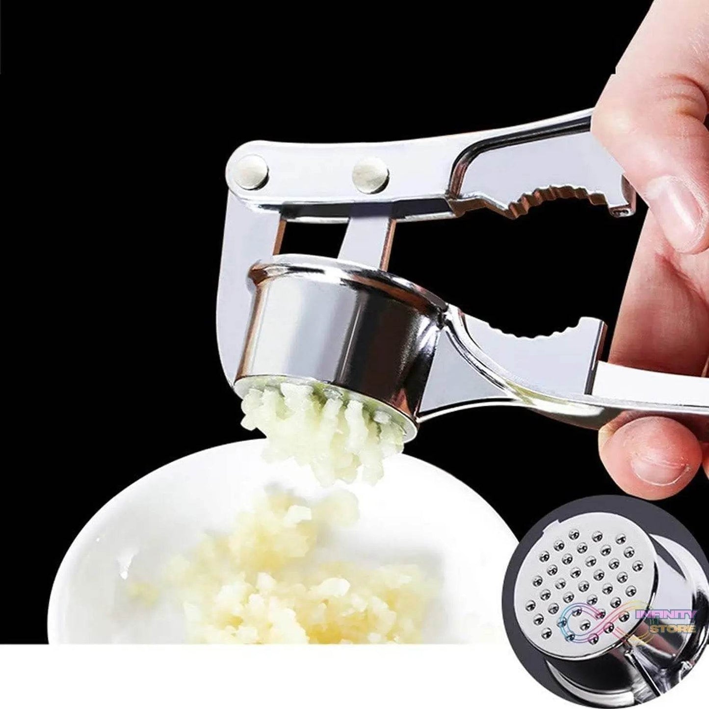 2 in1 Garlic Masher Premium Garlic Press & Walnut Cracker Opener (1 Pc) - infinityexculsivestore.com
