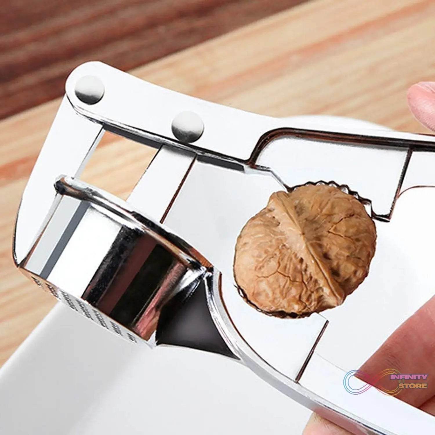 2 in1 Garlic Masher Premium Garlic Press & Walnut Cracker Opener (1 Pc) - infinityexculsivestore.com