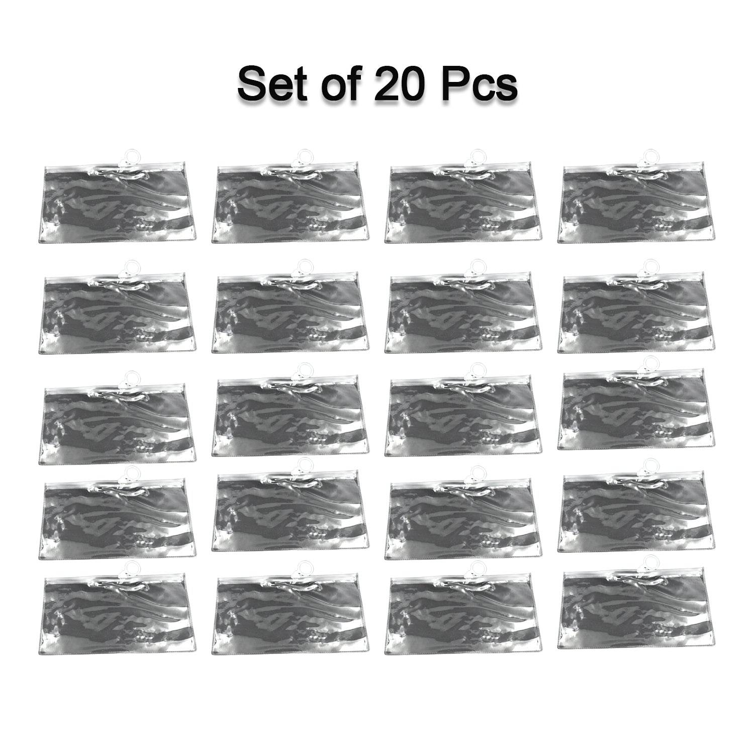 20 Pc Transparent Pouch For Carrying Stationary Stuffs And All By The Students. - infinityexculsivestore.com