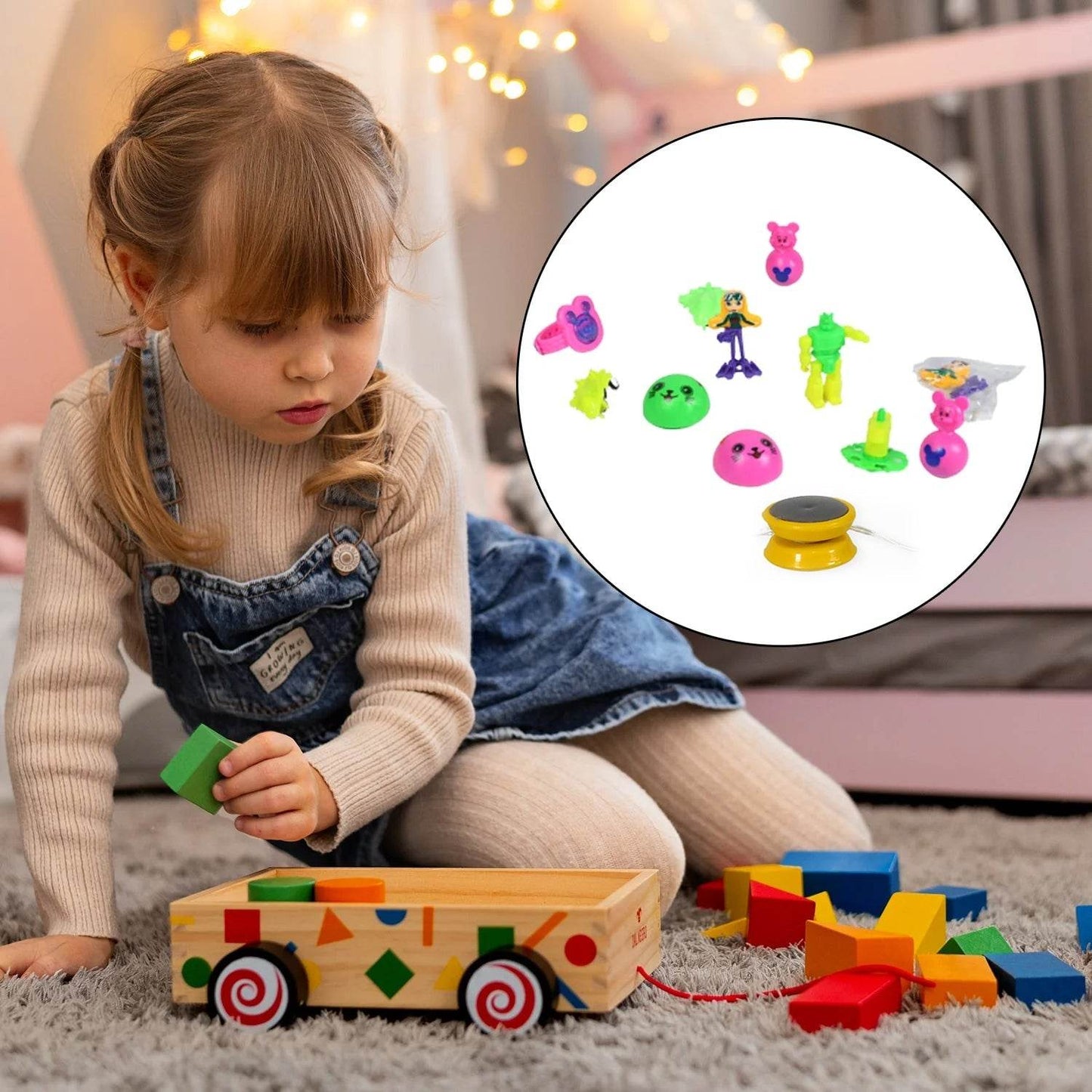 20pc Mix All New Toy With Plastic Commander Container , Mix All Types Playing Toy For Kids - infinityexculsivestore.com