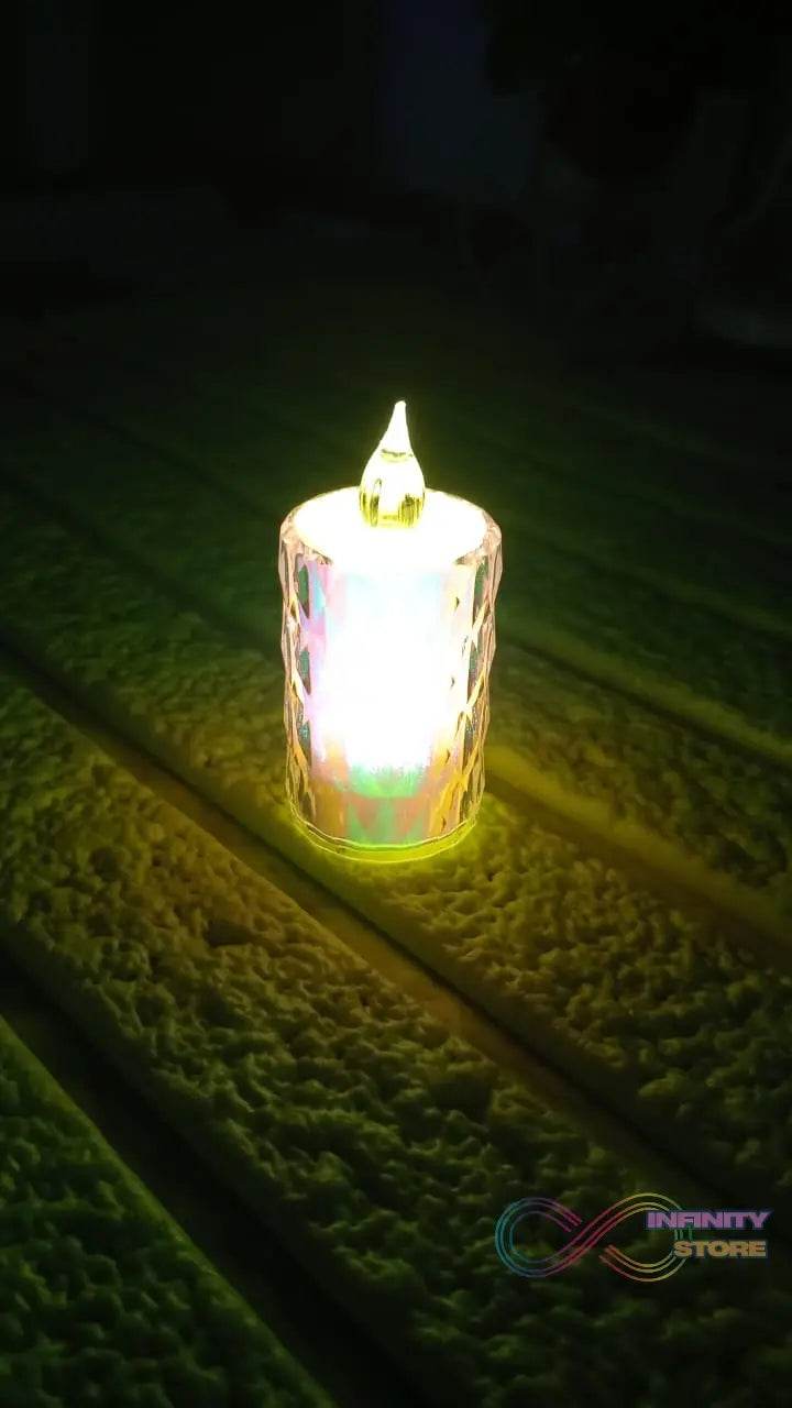 24 Pc Flameless and Smokeless Decorative Melting Candles LED Tea Light - infinityexculsivestore.com