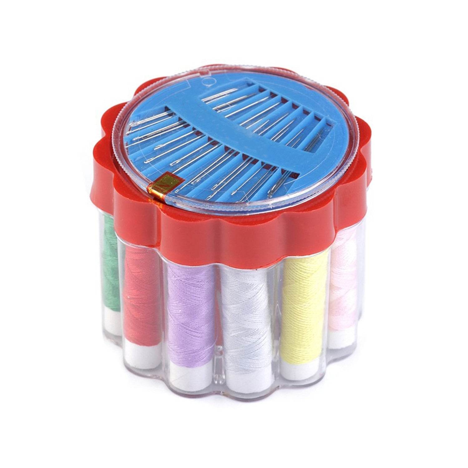 24 Pc Sewing Box used in storing of thread roles and sewing stuff including all home purposes. - infinityexculsivestore.com