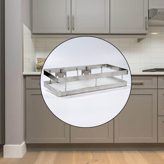 25 cm Metal Space Saving Multi - Purpose rack for Kitchen Storage Organizer Shelf Stand. - infinityexculsivestore.com