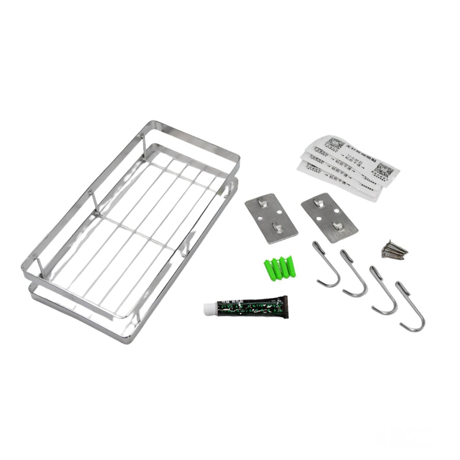 25 cm Metal Space Saving Multi - Purpose rack for Kitchen Storage Organizer Shelf Stand. - infinityexculsivestore.com