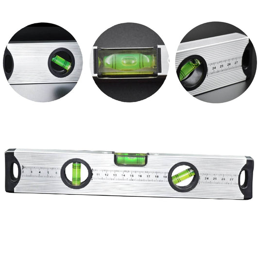 28 cm Aluminum Alloy Magnetic Torpedo Level Metric Rulers - infinityexculsivestore.com