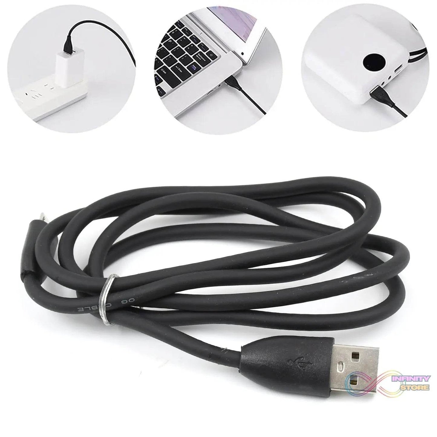 2A Fast Charging for android, Tough Long Micro Cable (1 Pc) - infinityexculsivestore.com