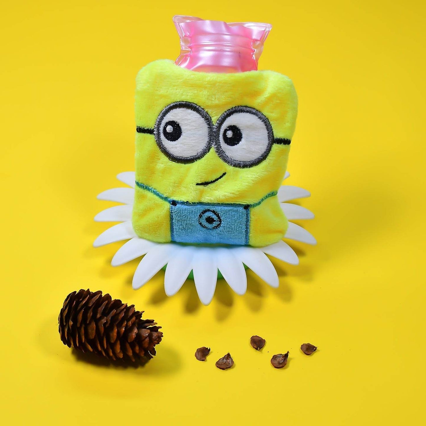 2Eye Minions small Hot Water Bag with Cover for Pain Relief, Neck, Shoulder Pain and Hand, Feet Warmer, Menstrual Cramps. - infinityexculsivestore.com
