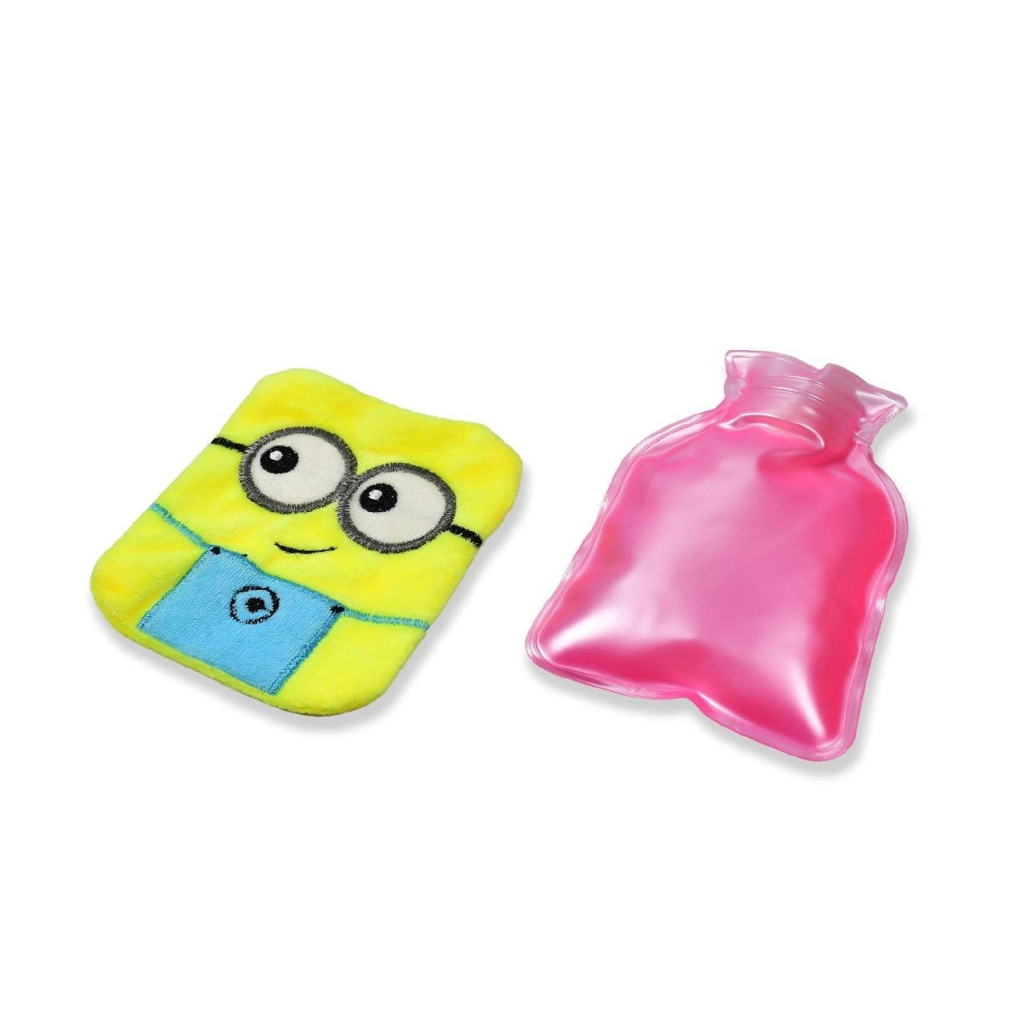 2Eye Minions small Hot Water Bag with Cover for Pain Relief, Neck, Shoulder Pain and Hand, Feet Warmer, Menstrual Cramps. - infinityexculsivestore.com