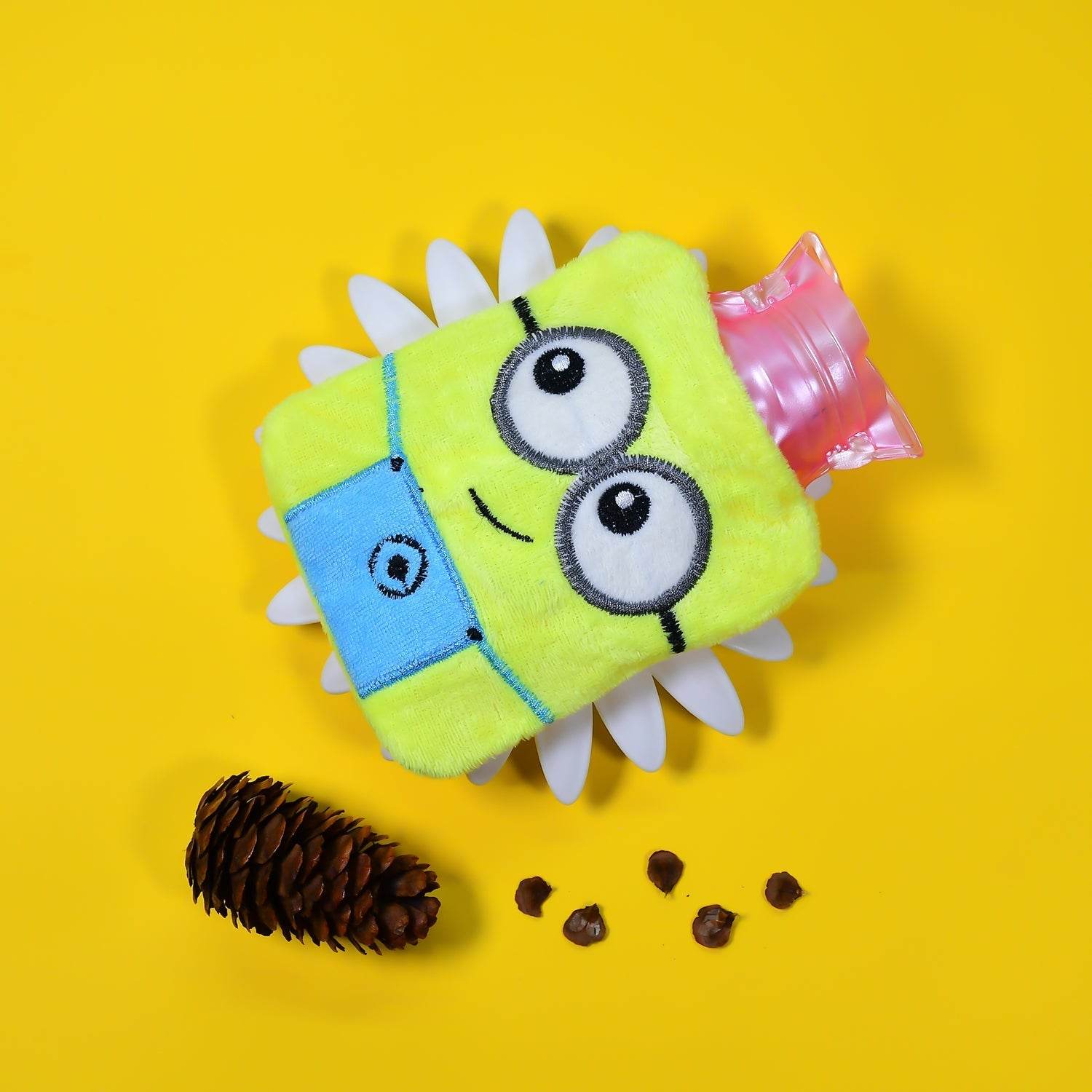 2Eye Minions small Hot Water Bag with Cover for Pain Relief, Neck, Shoulder Pain and Hand, Feet Warmer, Menstrual Cramps. - infinityexculsivestore.com