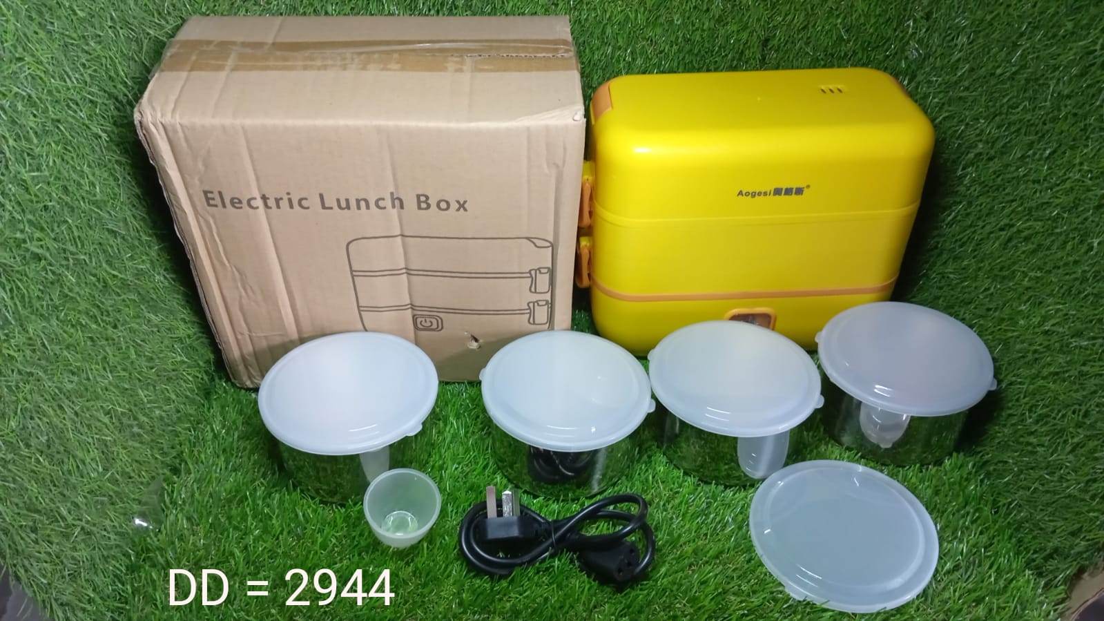 2Layer Electric Lunch Box for Office, Portable Lunch Warmer with Removable 4 Stainless Steel Container. - infinityexculsivestore.com