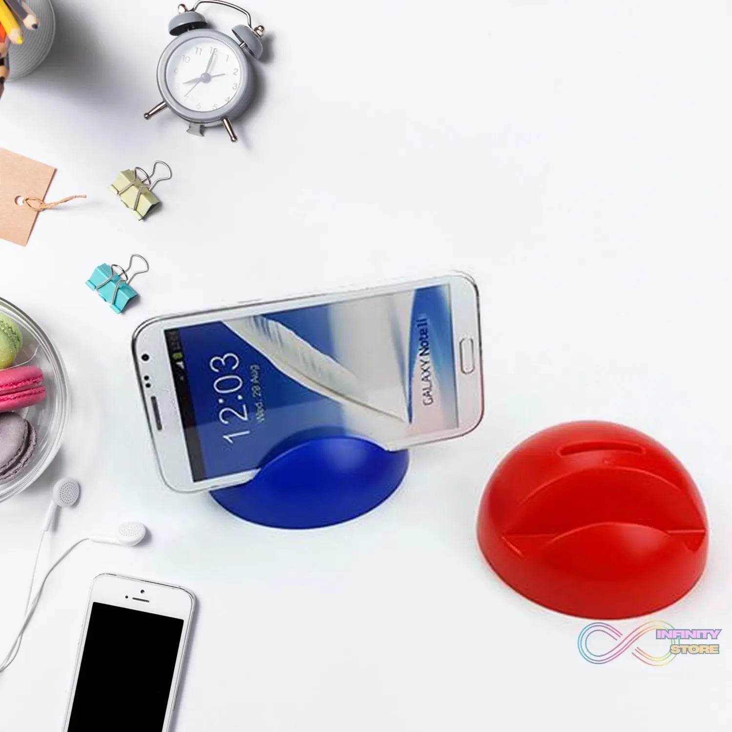 2in1 ABS Plastic Phone Holder Phone Stand With Coin Bank (1 Pc) - infinityexculsivestore.com