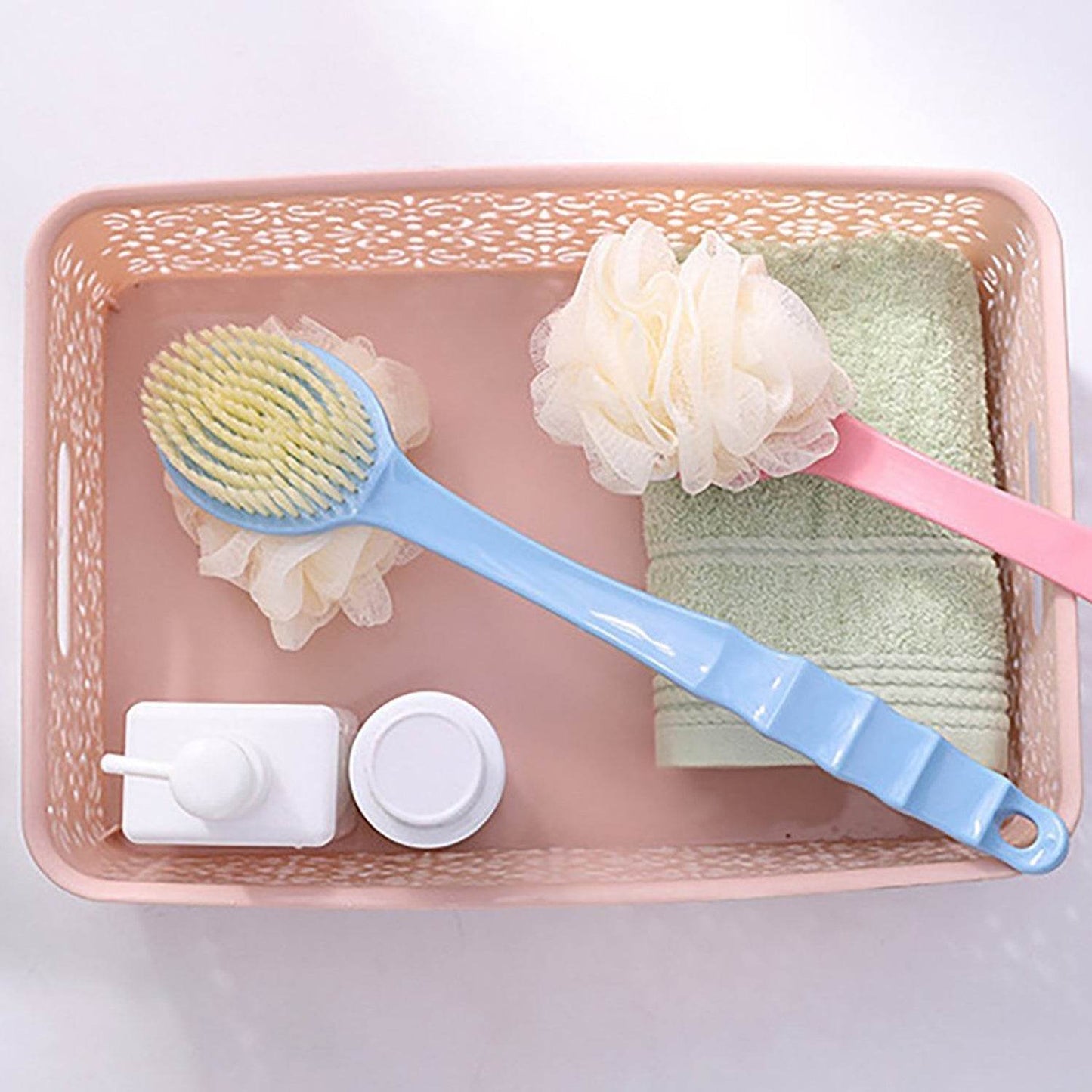 2in1 Bath Brush With Long Handle - infinityexculsivestore.com