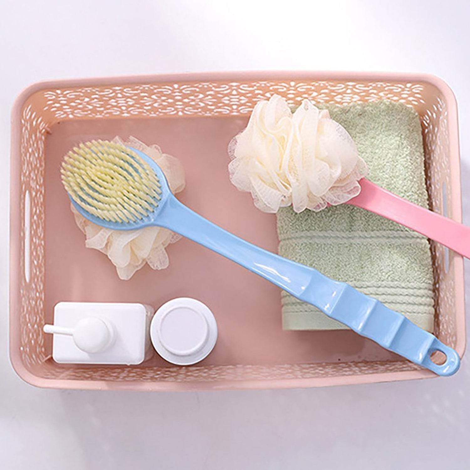2in1 Bath Brush With Long Handle - infinityexculsivestore.com