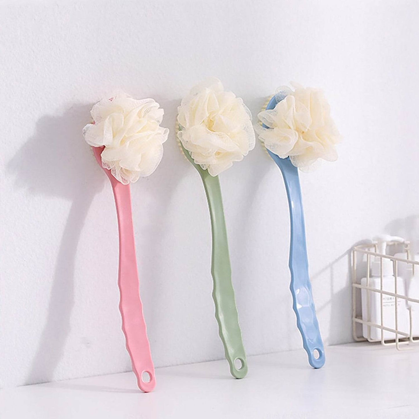 2in1 Bath Brush With Long Handle - infinityexculsivestore.com