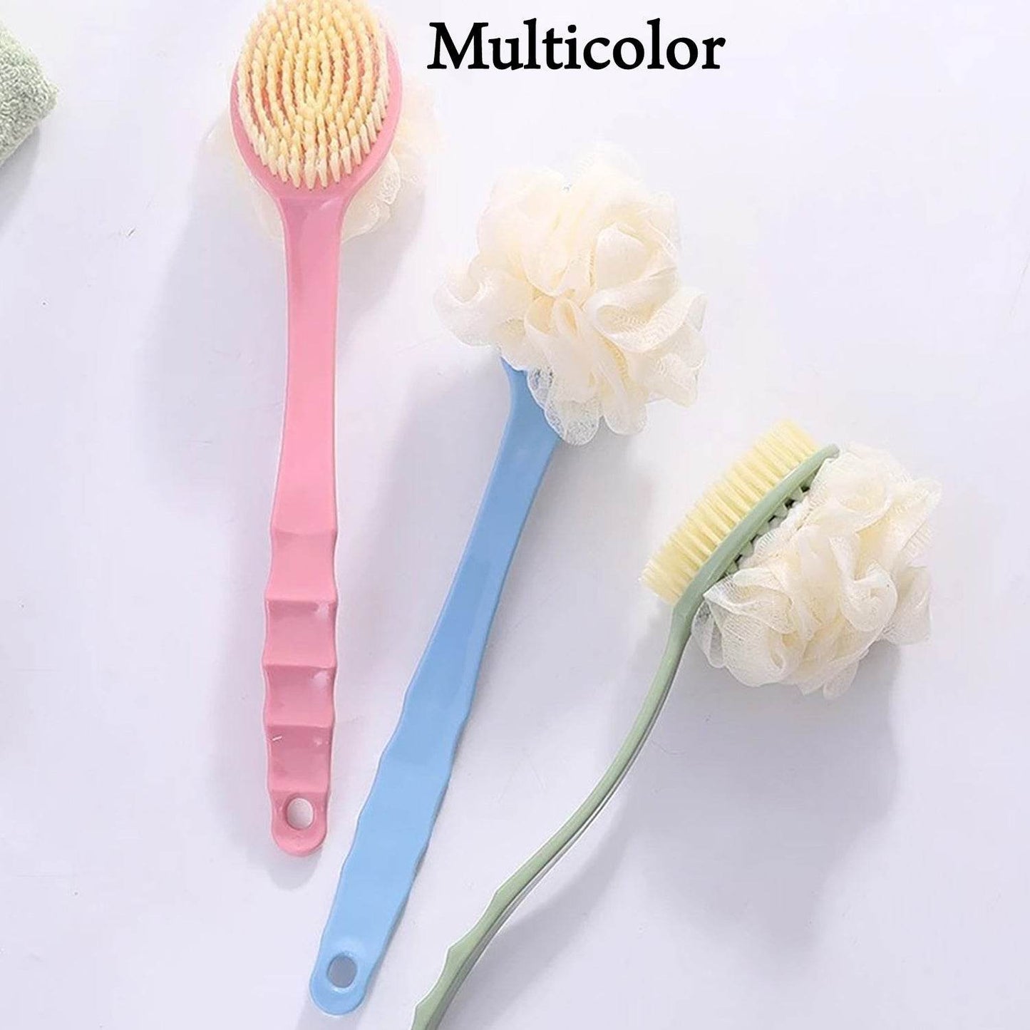 2in1 Bath Brush With Long Handle - infinityexculsivestore.com
