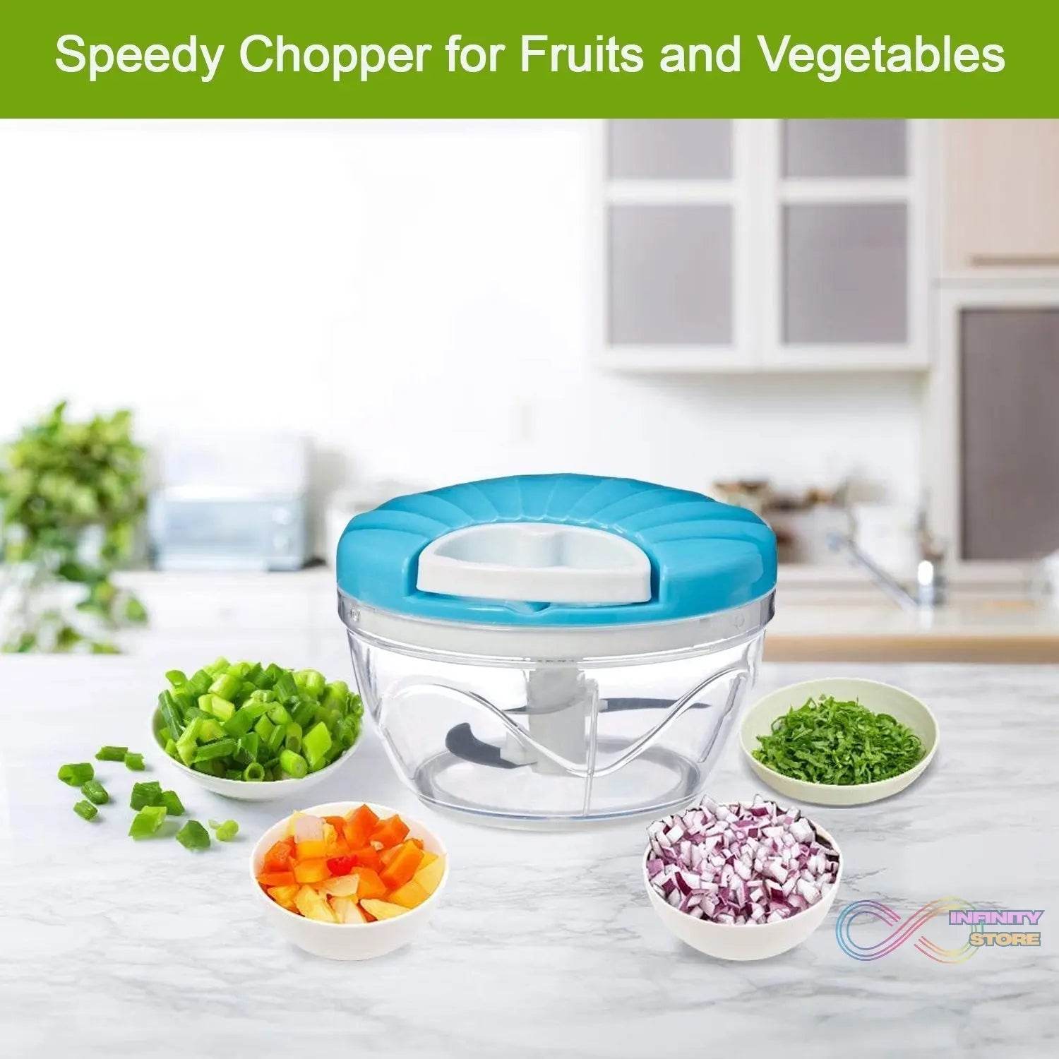2in1 Speedy Chopper With Easy to Chop Vegetable - infinityexculsivestore.com