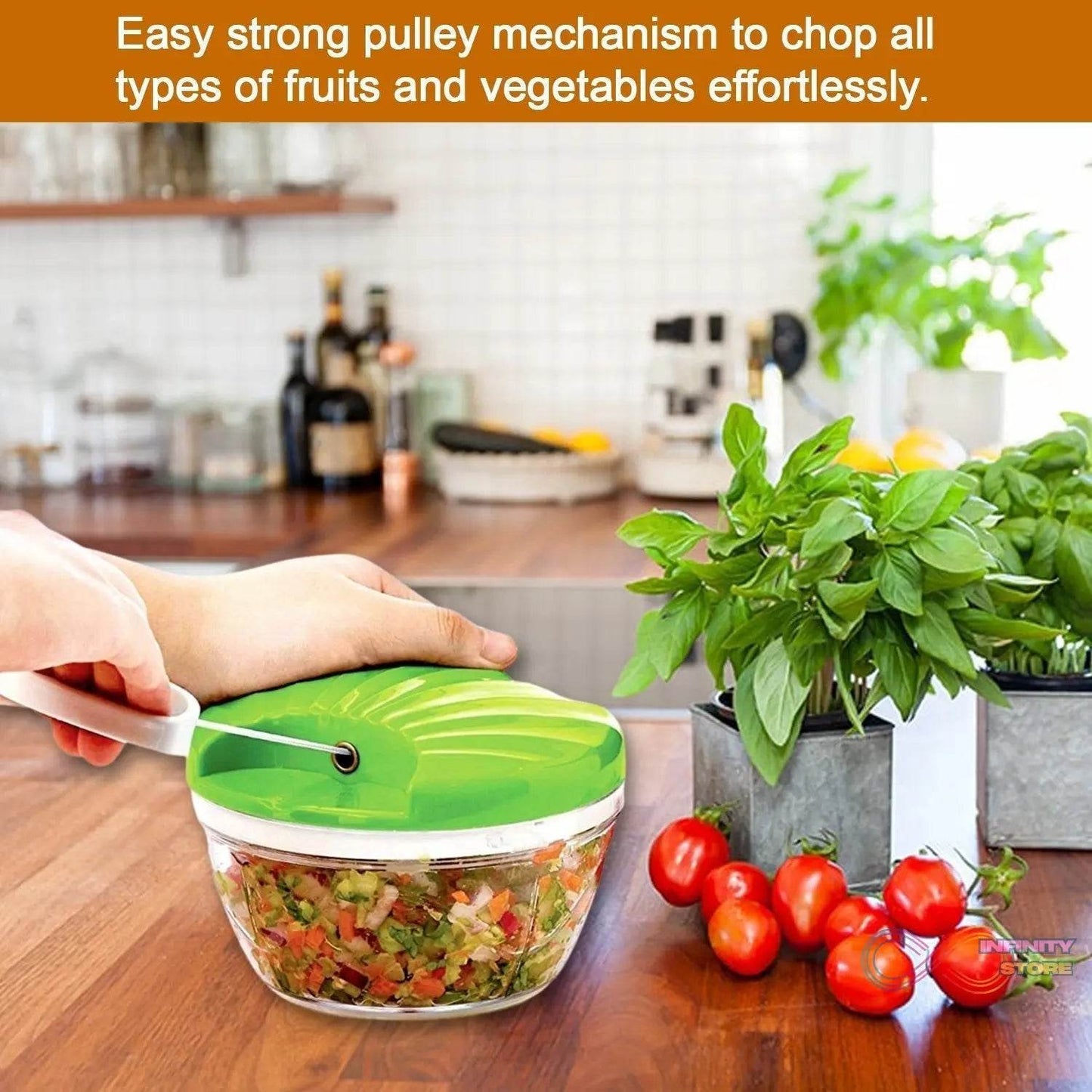 2in1 Speedy Chopper With Easy to Chop Vegetable - infinityexculsivestore.com
