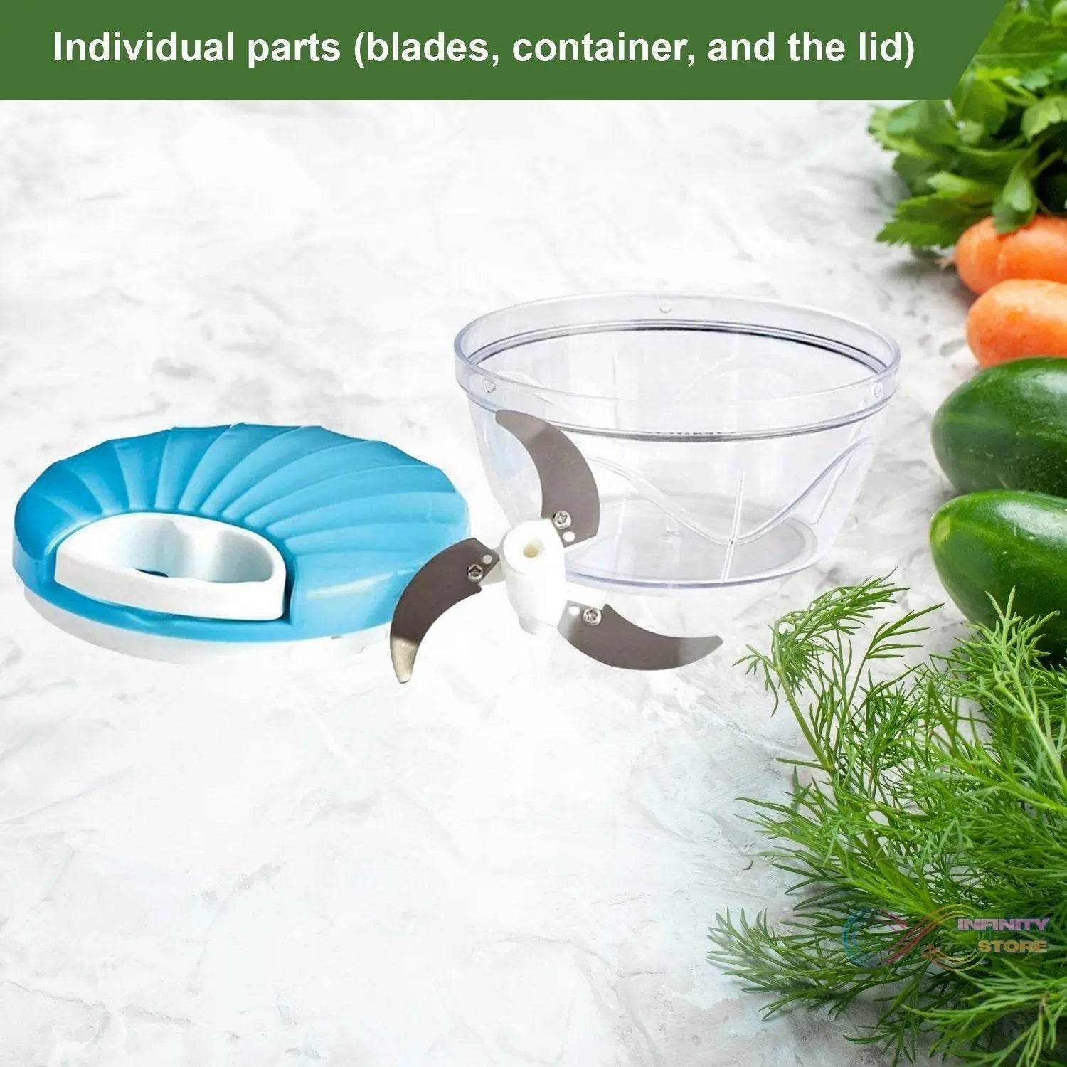 2in1 Speedy Chopper With Easy to Chop Vegetable - infinityexculsivestore.com