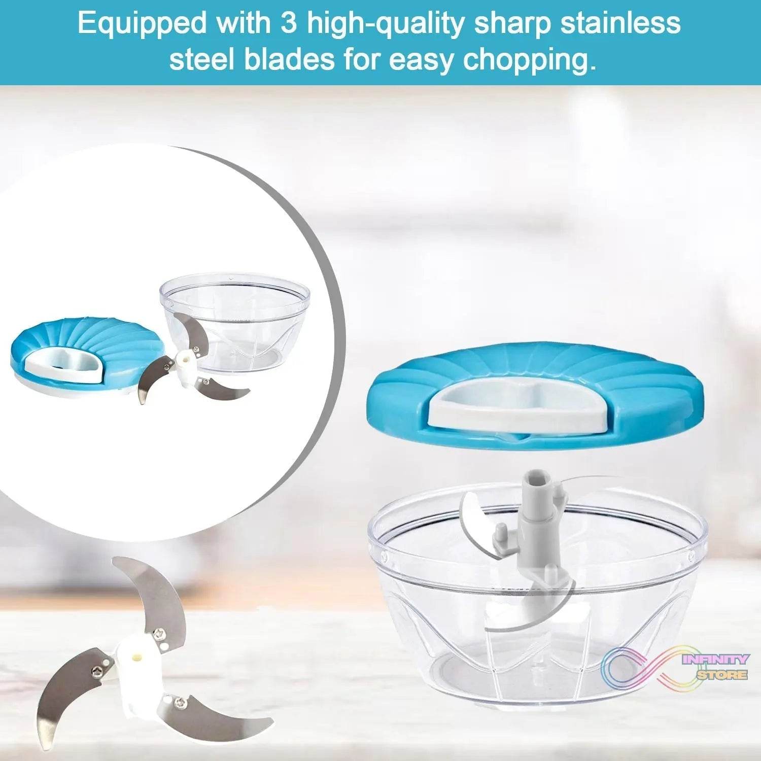 2in1 Speedy Chopper With Easy to Chop Vegetable - infinityexculsivestore.com