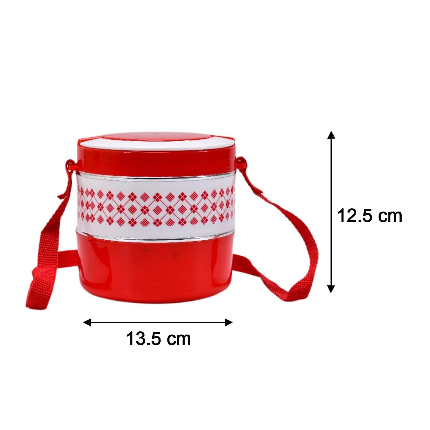 2layer Adjustable Insulated Tiffin Set of 1, Blue 3 Containers Lunch Box - infinityexculsivestore.com