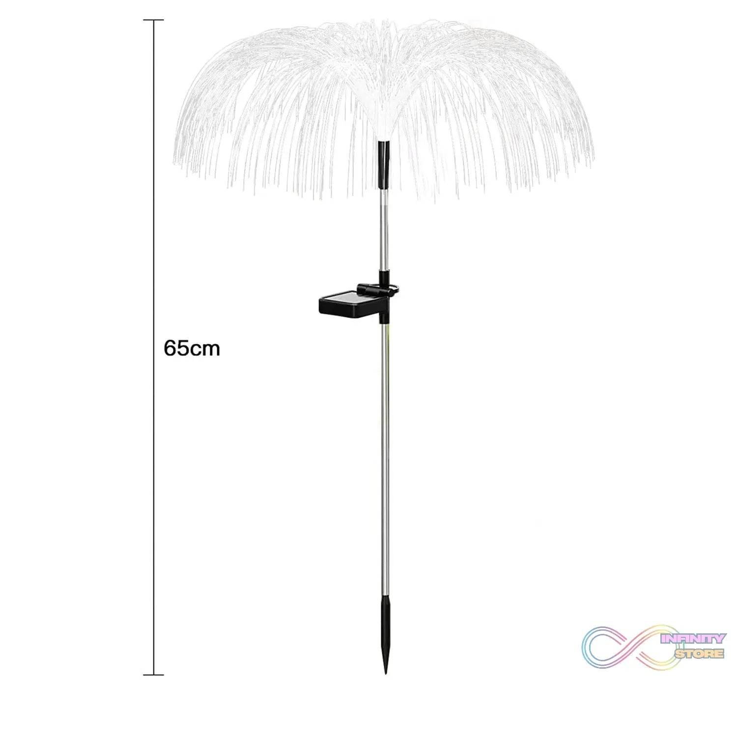 2pcs Garden Solar Outdoor Lights Decorative , 7 Colors Changing RGB Light Waterproof Flower Jellyfish Firework Decor for Garden Patio Landscape Pathway Yard Holiday Decor - infinityexculsivestore.com
