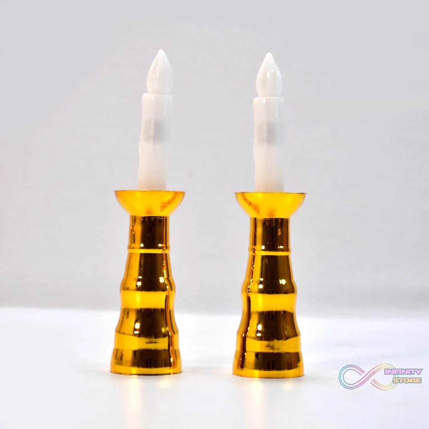 2pcs LED Candle Light Candles Flameless Lamp Indoor Window Decoration Wedding Party Decor Light - infinityexculsivestore.com