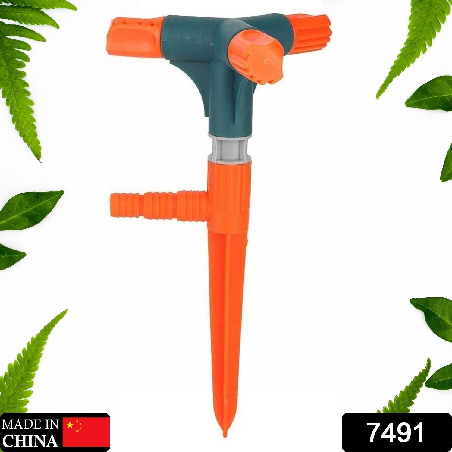 3 Arm 360° Rotating Garden Sprinkler - infinityexculsivestore.com
