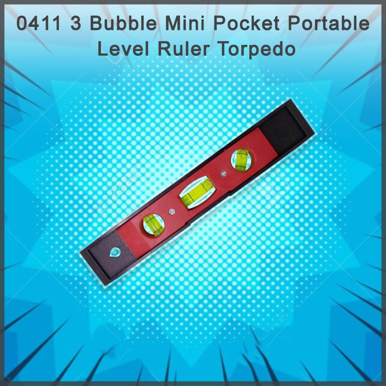 3 Bubble Mini Pocket Portable Level Ruler Torpedo - infinityexculsivestore.com