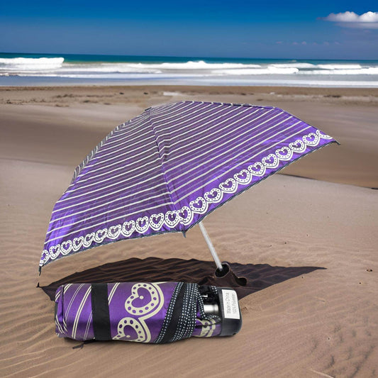 3 - Fold & 5 Floor Sun Protective Solid Foldable Umbrella (1 Pc) - infinityexculsivestore.com
