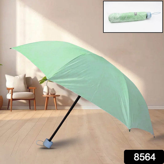 3 Fold Manual Open Umbrella | Windproof, Sunproof & Rainproof with Sturdy Steel Shaft | Easy to Hold & Carry | Umbrella for Women, Men & Kids (1 Pc) - infinityexculsivestore.com