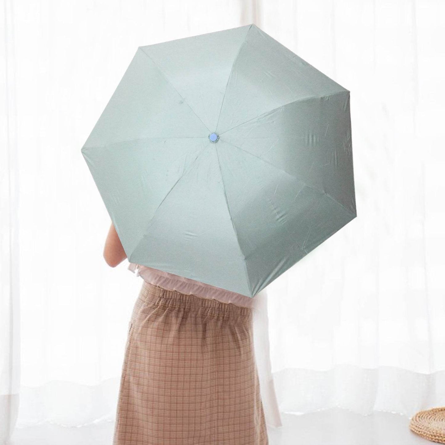 3 Fold Manual Open Umbrella | Windproof, Sunproof & Rainproof with Sturdy Steel Shaft | Easy to Hold & Carry | Umbrella for Women, Men & Kids (1 Pc) - infinityexculsivestore.com