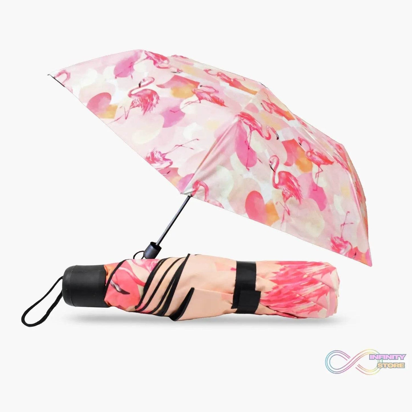 3 - Fold Sun & Rain Protective Foldable Umbrella (1 Pc) - infinityexculsivestore.com