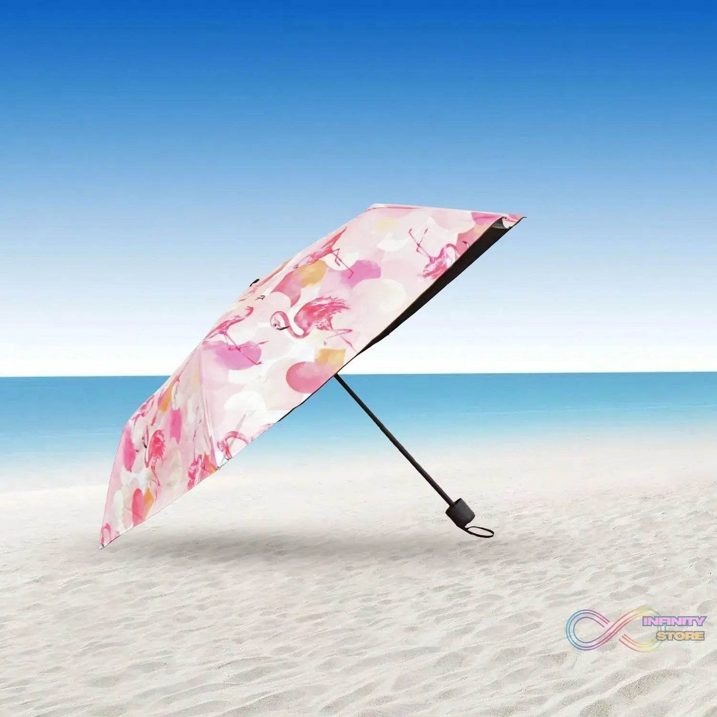 3 - Fold Sun & Rain Protective Foldable Umbrella (1 Pc) - infinityexculsivestore.com