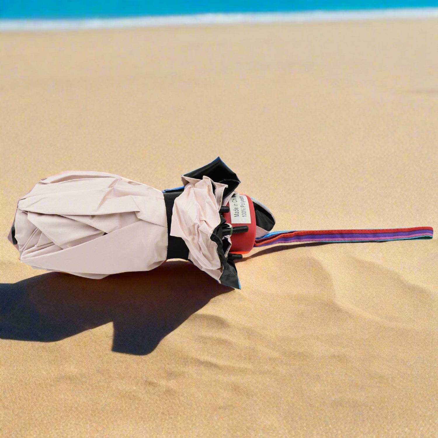 3 - Fold Sun & Rain Protective Solid Foldable Umbrella (1 Pc) - infinityexculsivestore.com