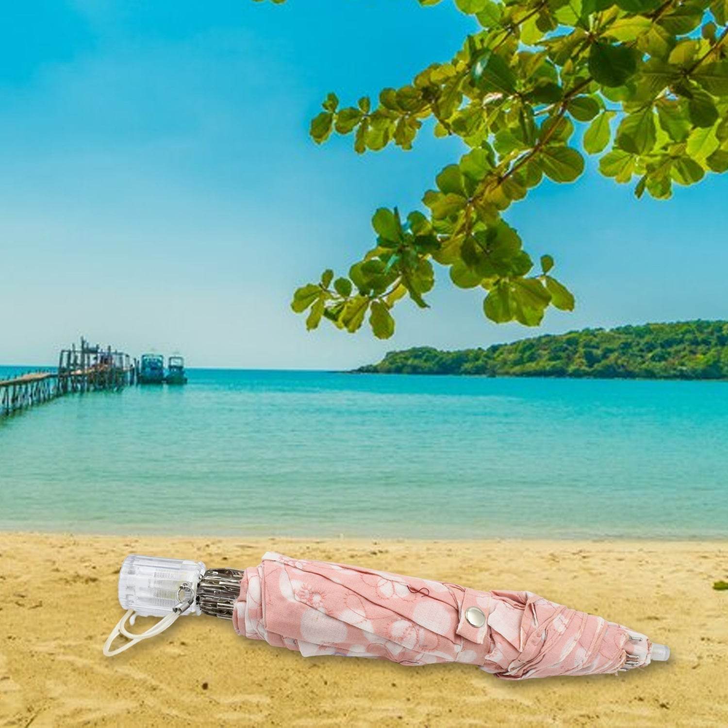 3-Fold Umbrella Summer Sun Protection Foldable Cute Umbrella || UV Protection Sun Umbrella || Travel Accessories || Umbrella for Children, Girls, and Boys (1 Pc) - infinityexculsivestore.com