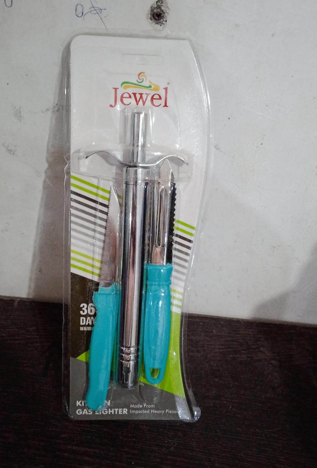 3 In 1 Kitchen Combo - Kitchen Lighter, Stainless Steel Knife and Peeler - infinityexculsivestore.com