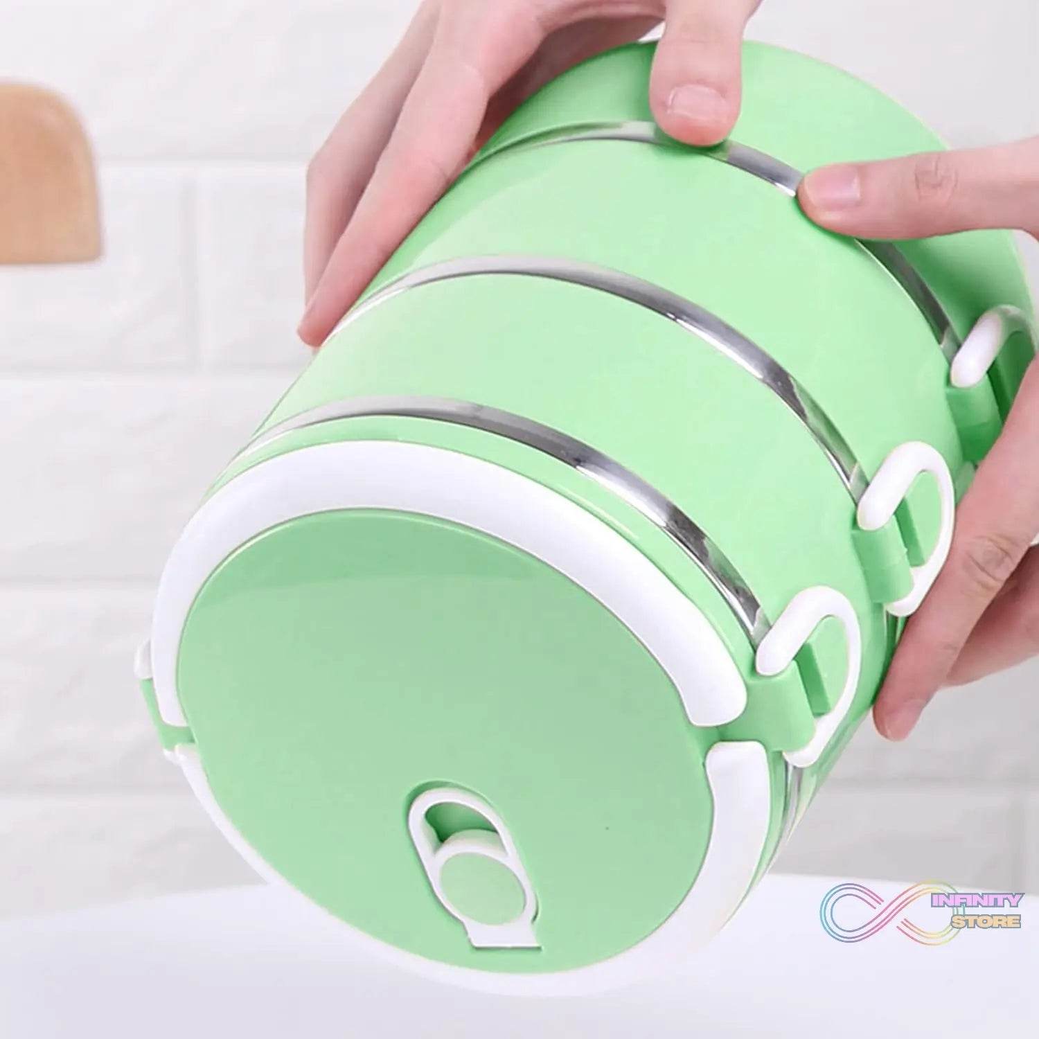 3 Layer Doraemon Lunch Box Tiffin High Quality Steel Lunch Box 3 Layer Tiffin For School ,Office & Traveling Use - infinityexculsivestore.com