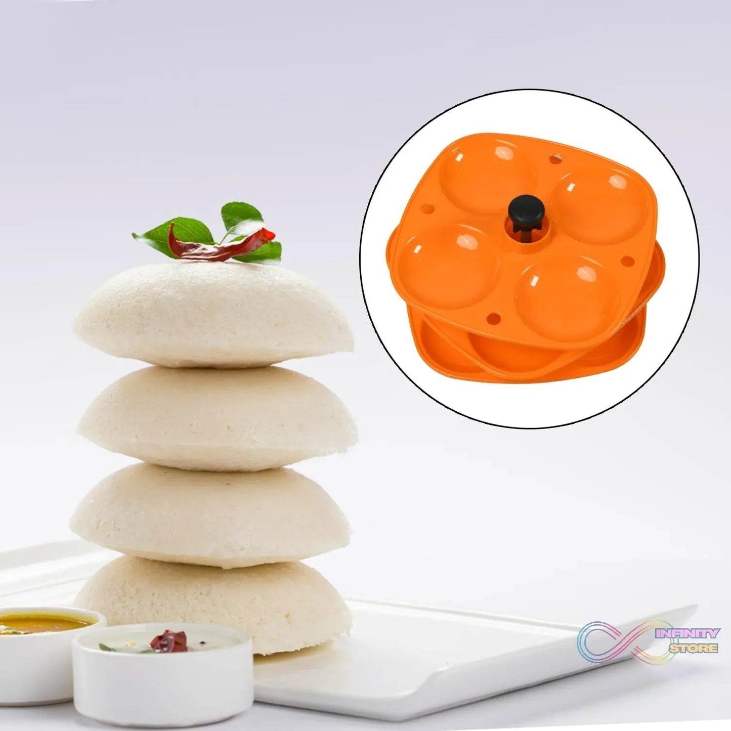 3 Layer Idli Stand for Holding and Serving Idlis (Household Kitchen Use) - infinityexculsivestore.com