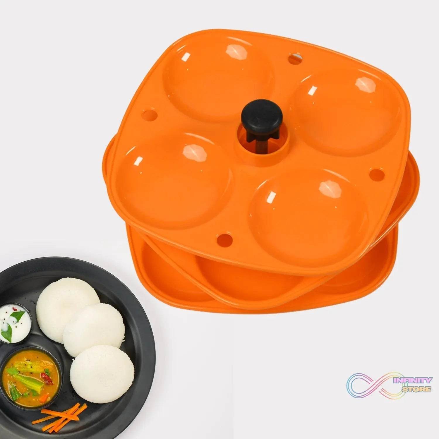 3 Layer Idli Stand for Holding and Serving Idlis (Household Kitchen Use) - infinityexculsivestore.com